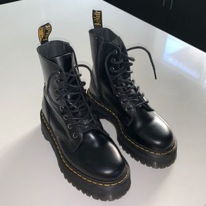 Dr. Martens Jadon Smooth Leather Platform Boots